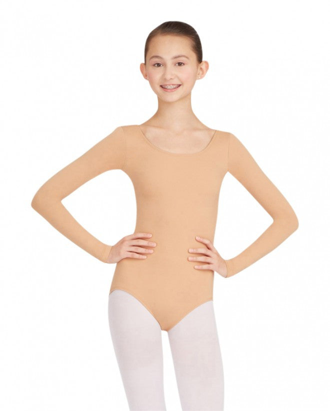 Stage Wear Nude Ballet Underwear Women Adult Gymnastics Long Sleeve Flesh  Skin Color Leotard Swimsuit Dance Bodysuit From 14,57 €